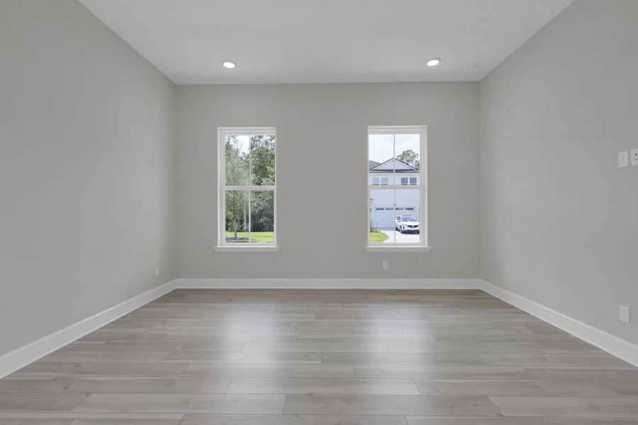 Representative unfurnished interior of a home built from the The Salt by Providence Homes (Florida) in Seabrook Village at Seabrook, Nocatee (Image 15).