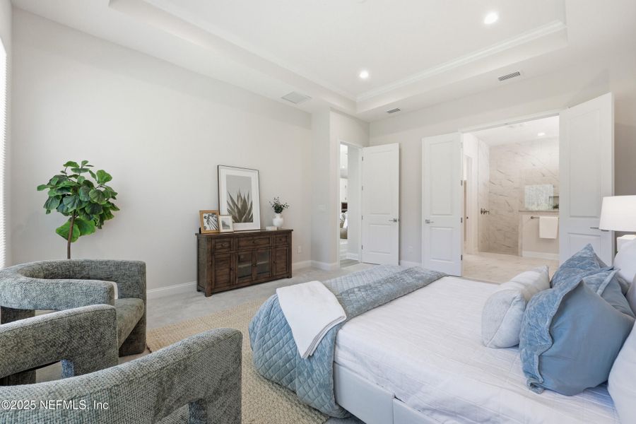 Furnished interior view inside a new home in West End at Town Center, Ponte Vedra (Image 9). Furnished interior view inside a new home in West End at Town Center, Ponte Vedra (Image 9).