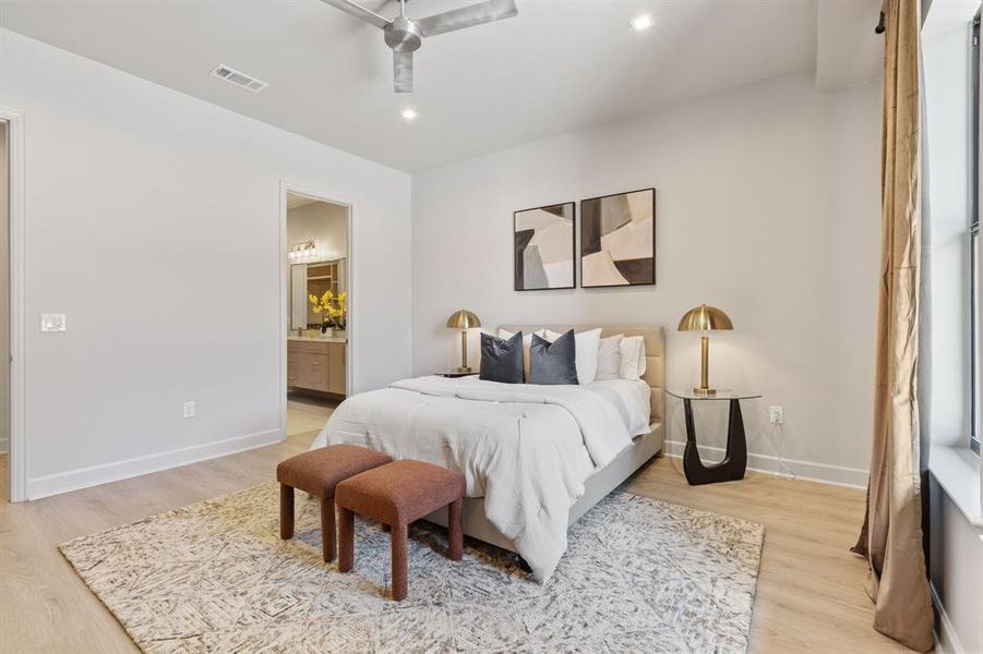 Furnished interior view inside a new home in , Dallas (Image 19).