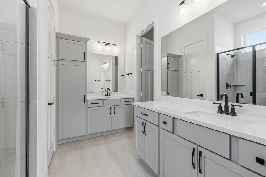 Furnished interior view inside a new home in Bridgeland Central, Cypress (Image 13).