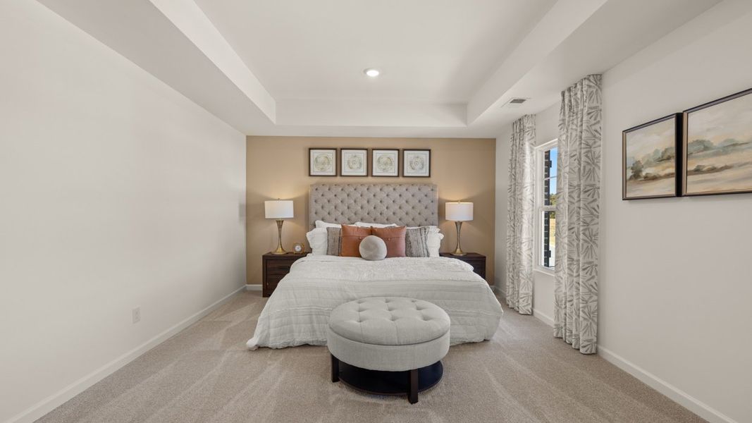 Representative furnished interior of a home built from the Galen by D.R. Horton in Locust Grove Station - Cedar Ridge, Locust Grove (Image 11).