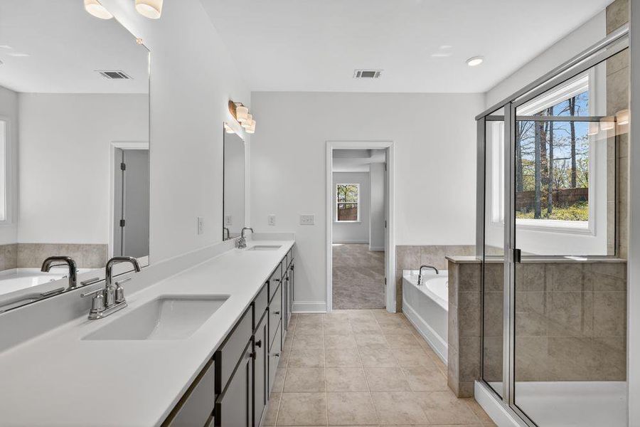 Furnished interior view inside a new home in Bailey Fence, Dacula (Image 9).