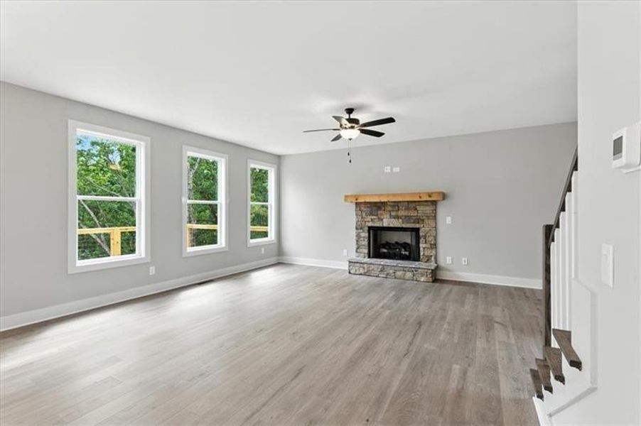 Spacious, unfurnished interior of a new home in , Cartersville (Image 32). Spacious, unfurnished interior of a new home in , Cartersville (Image 32).