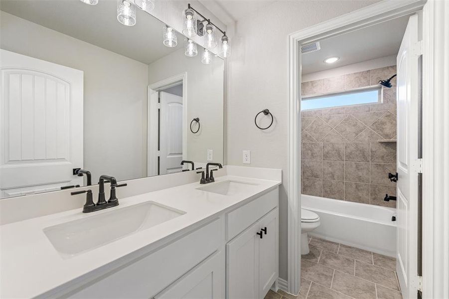 Furnished interior view inside a new home in Morningstar, Aledo (Image 6). Furnished interior view inside a new home in Morningstar, Aledo (Image 6).