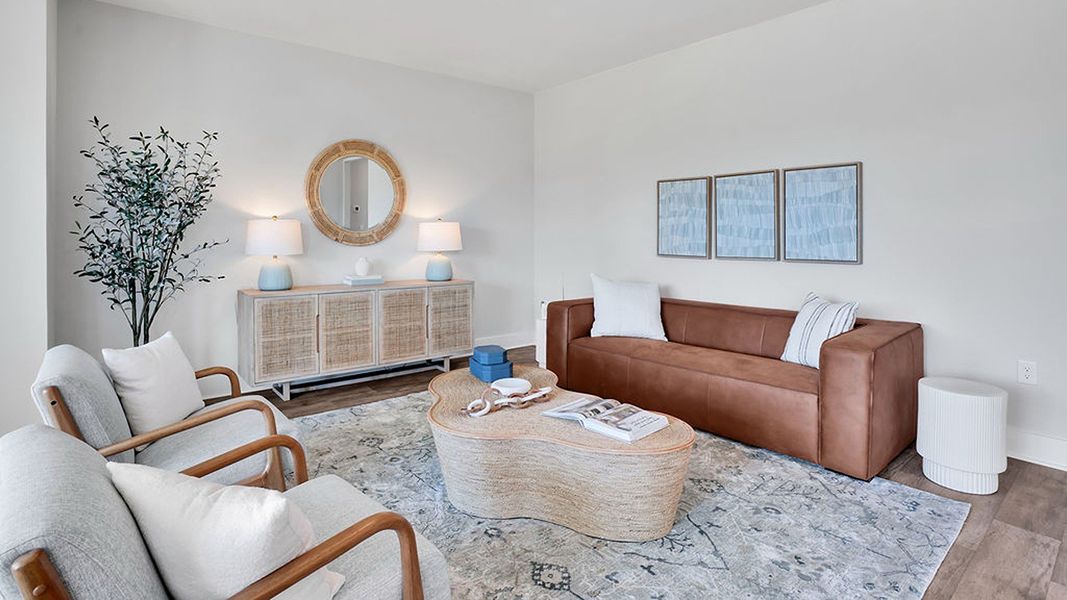 Furnished interior view inside a new home in Indigo Preserve, Leland (Image 13).