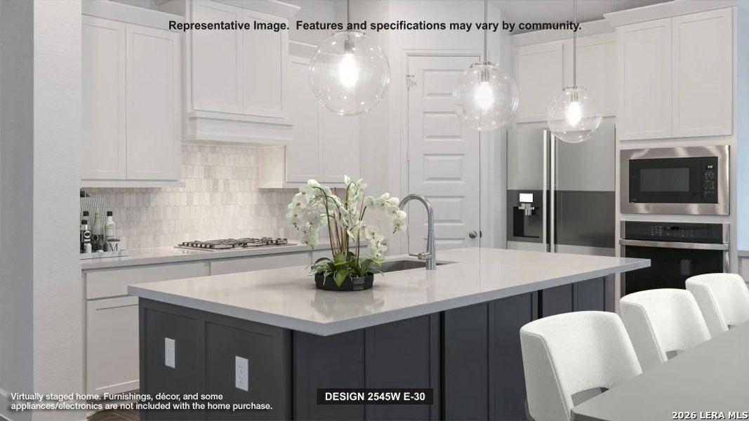Furnished interior view inside a new home in Mayfair, New Braunfels (Image 4).