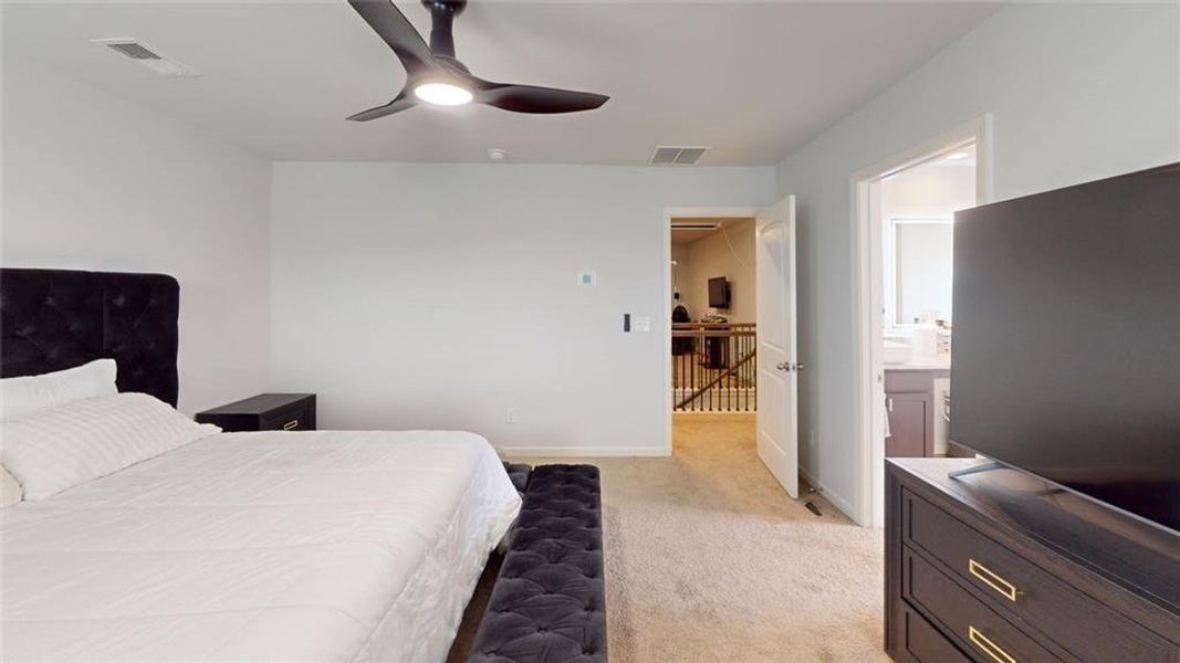 Furnished interior view inside a new home in The Enclave at Dial Farm Phase III, Walnut Grove (Image 31).