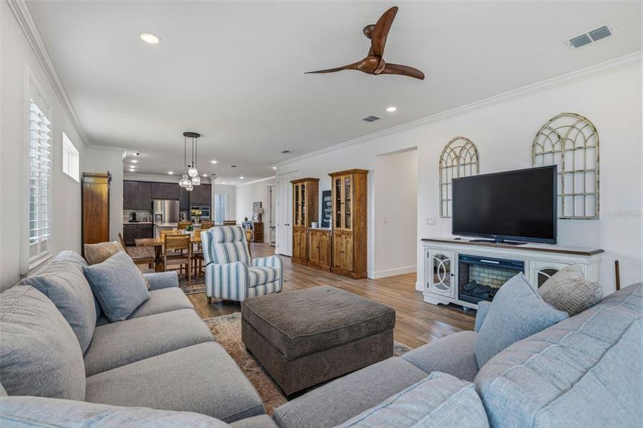 Furnished interior view inside a new home in , Apollo Beach (Image 9). Furnished interior view inside a new home in , Apollo Beach (Image 9).