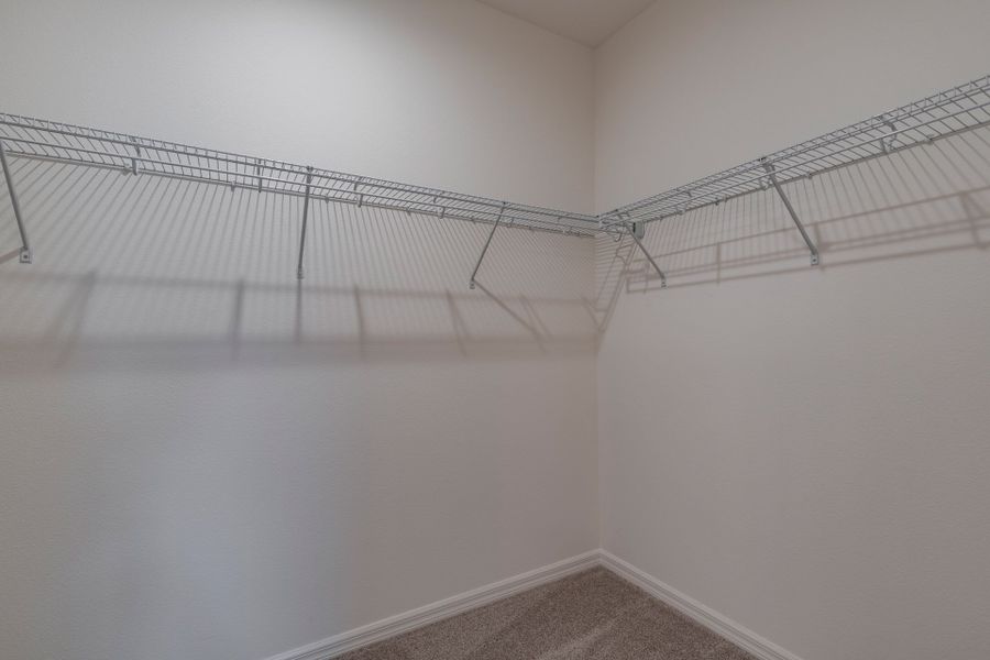 Organized Primary Bedroom Closet in Central Florida House