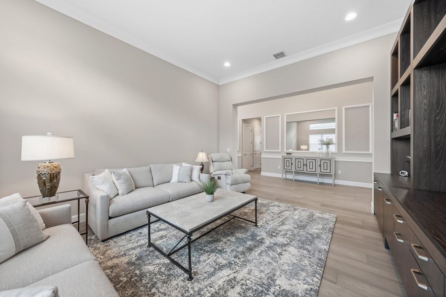 Living Room Could Be Den