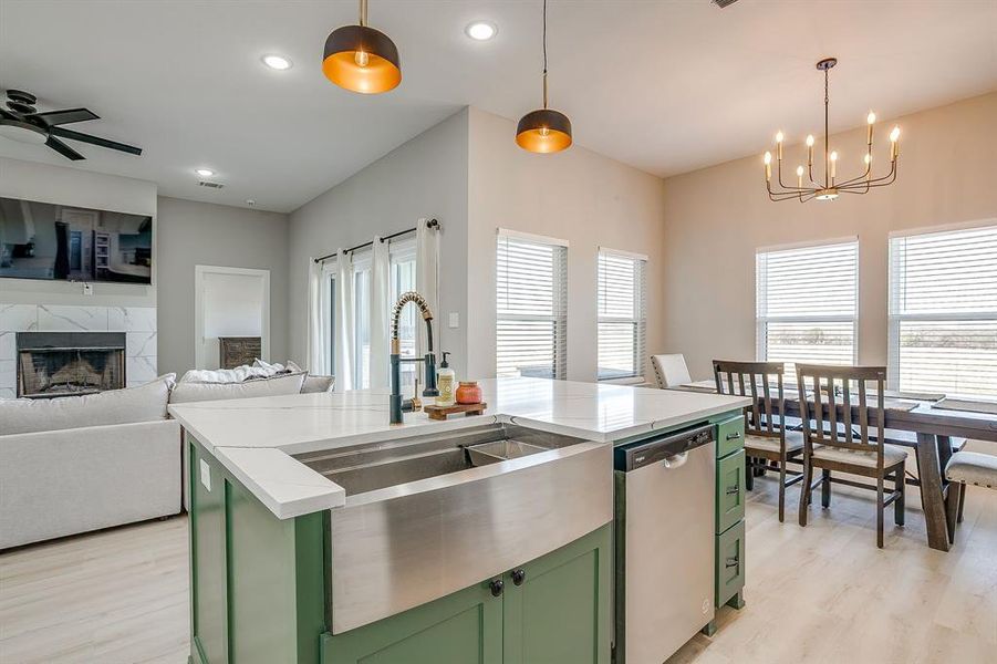 Furnished interior view inside a new home in , Mineral Wells (Image 7).