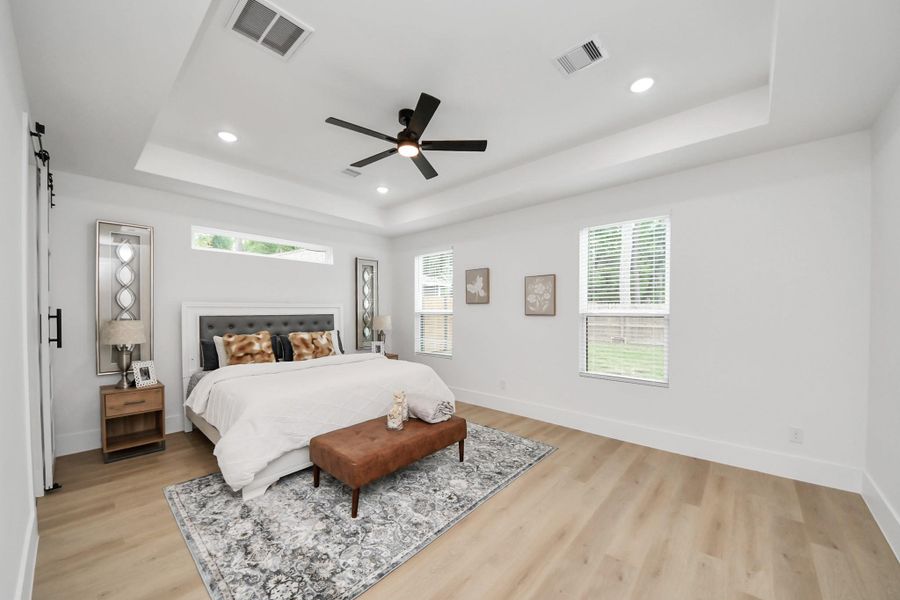 Furnished interior view inside a new home in , Spring (Image 11).