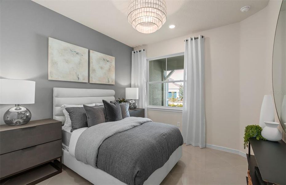 Furnished interior view inside a new home in Del Webb at Viera, Melbourne (Image 21).