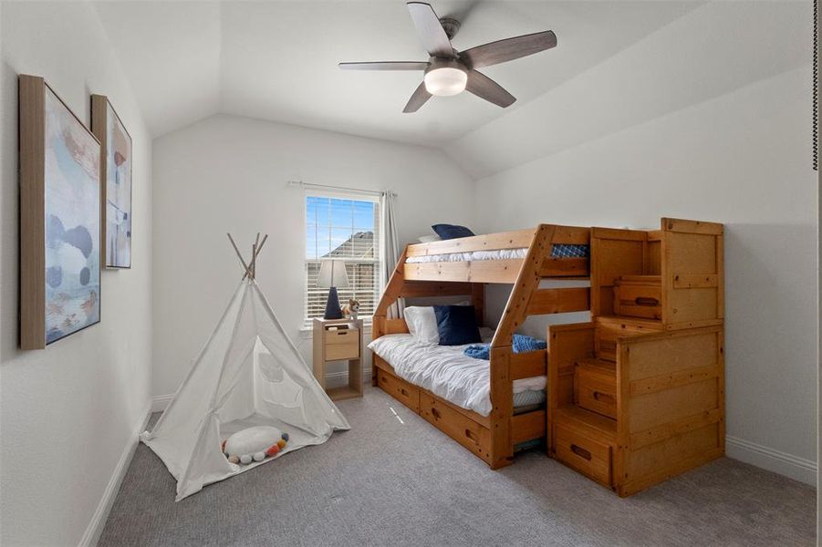 Furnished interior view inside a new home in Mustang Lakes 74', Celina (Image 24).