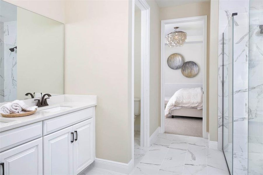 Furnished interior view inside a new home in Wellen Park, Venice (Image 18).