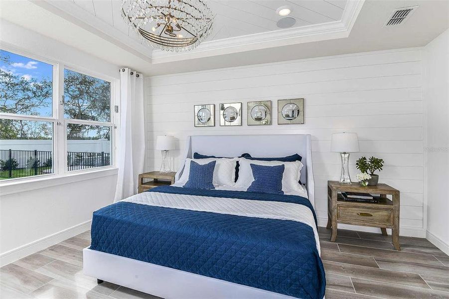 Furnished interior view inside a new home in Del Webb at Viera, Melbourne (Image 22).