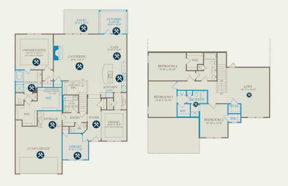 2D floor plan layout of this home in Carriage Estates, Lexington, SC (Image 5). 2D floor plan layout of this home in Carriage Estates, Lexington, SC (Image 5).