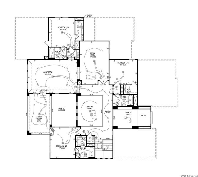 2D floor plan layout of this home in Shavano Highlands, San Antonio, TX (Image 3). 2D floor plan layout of this home in Shavano Highlands, San Antonio, TX (Image 3).