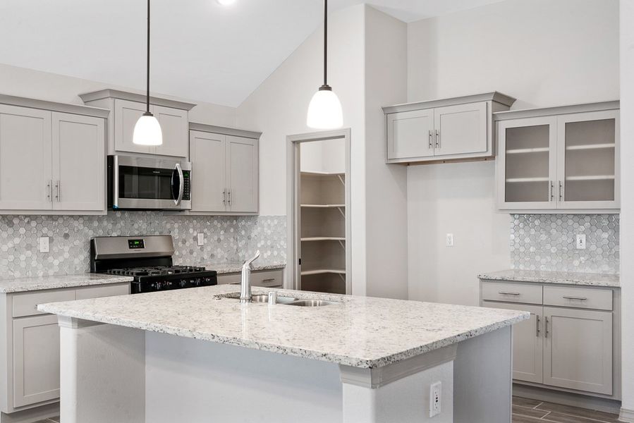 Representative furnished interior of a home built from the Rose- 1941SSC by Saratoga Homes in Paseo Del Este, El Paso (Image 7).