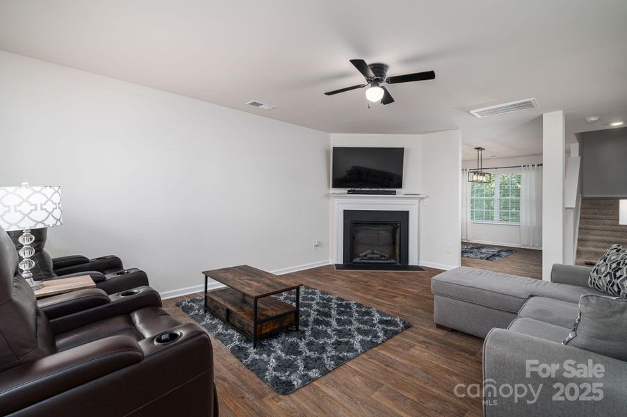 Furnished interior view inside a new home in Mills at Long Creek, Dallas (Image 5).