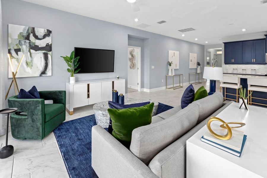 Representative furnished interior of a home built from the Gateway by Mattamy Homes in Pasadena Ridge, Zephyrhills (Image 6). Representative furnished interior of a home built from the Gateway by Mattamy Homes in Pasadena Ridge, Zephyrhills (Image 6).