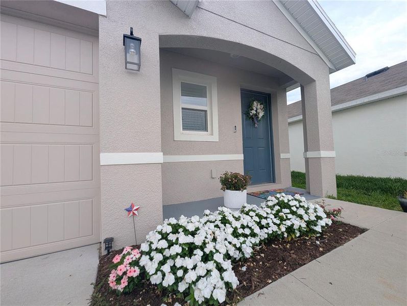 Exterior details and patio area of a home in , Zephyrhills (Image 3).