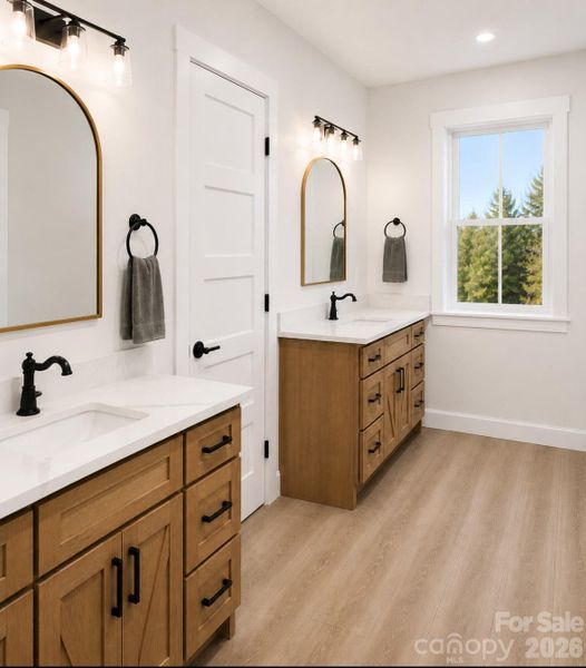 *representative photo- staged primary bathroom