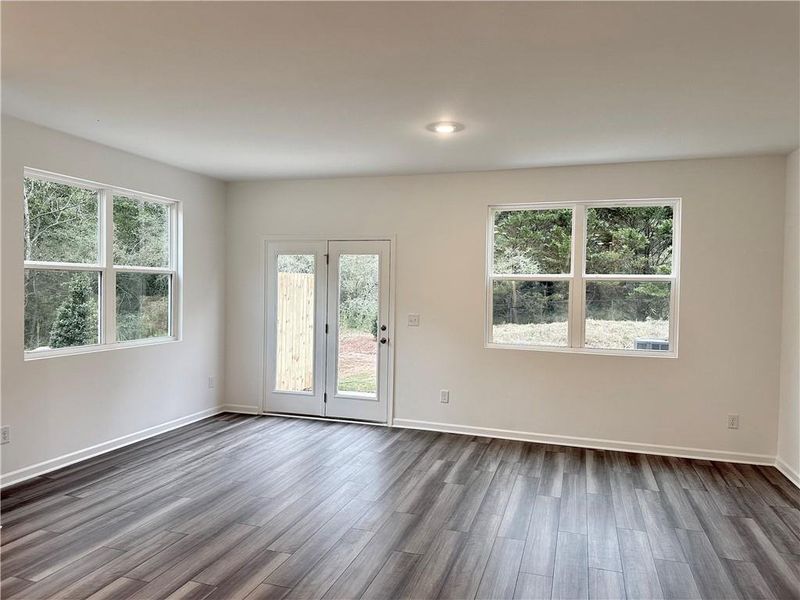 Spacious, unfurnished interior of a new home in Villas at Cassville, Cartersville (Image 18). Spacious, unfurnished interior of a new home in Villas at Cassville, Cartersville (Image 18).