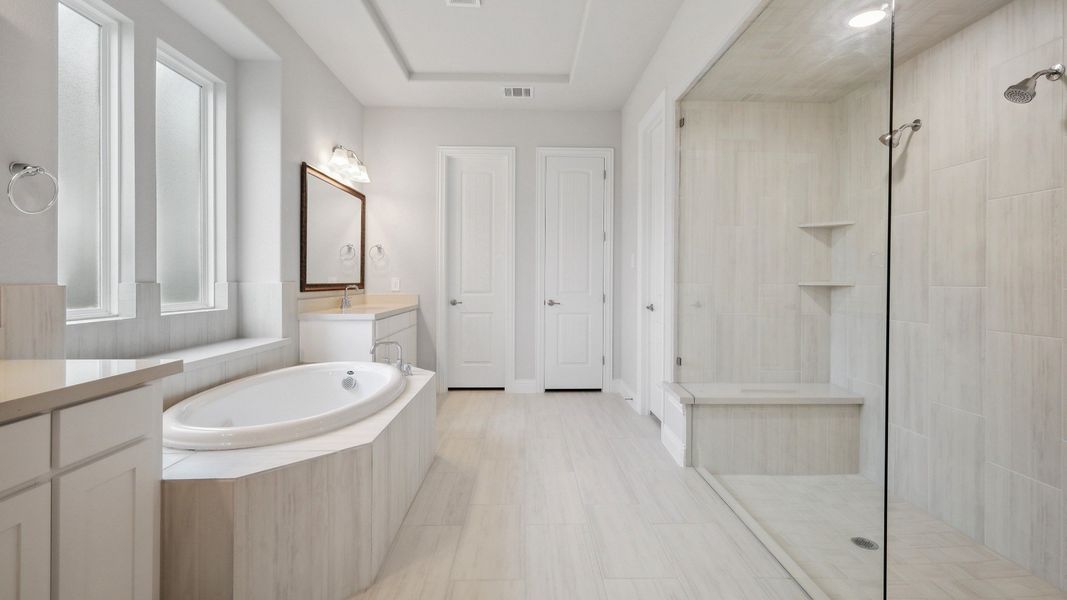 Representative furnished interior of a home built from the Brown by DRB Homes in Brookewater, Rosenberg (Image 14).