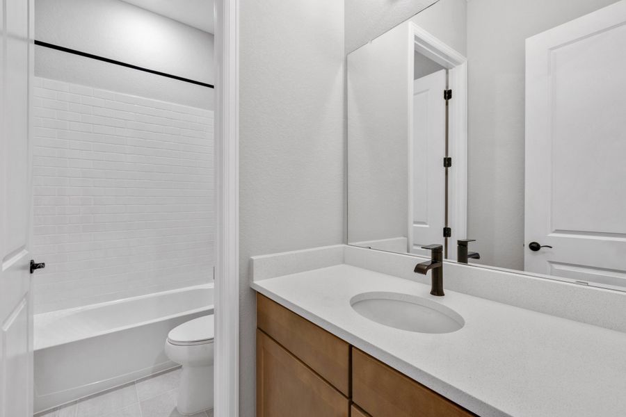 Furnished interior view inside a new home in The Manors Collection at Golden Overlook, Golden (Image 10).