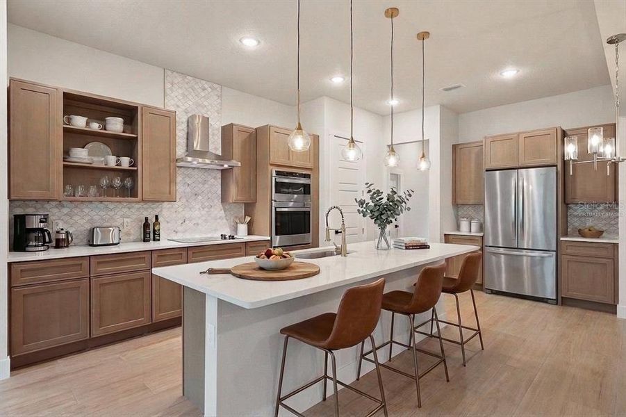 Furnished interior view inside a new home in , Kissimmee (Image 17).