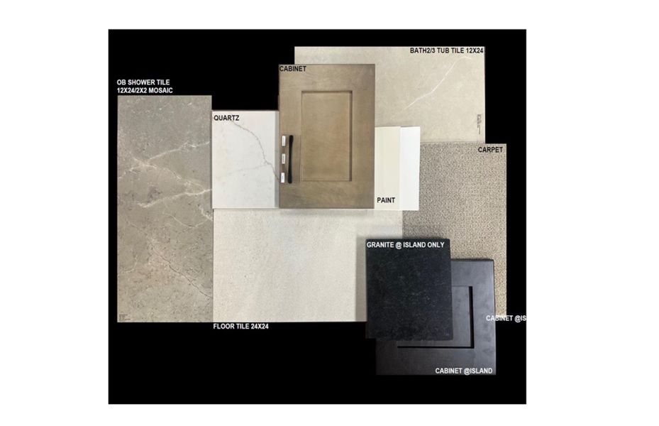 Sample of building materials used in homes in Saguaro Reserve - Majesty, Marana (Image 4).