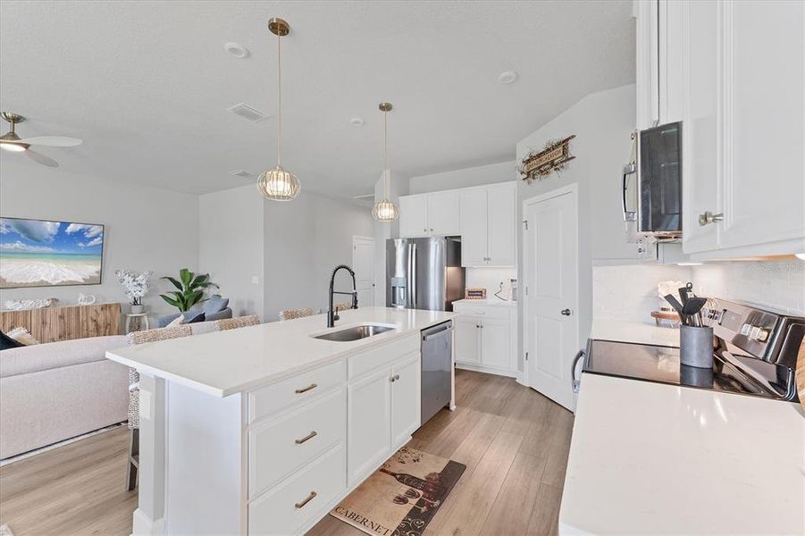 Furnished interior view inside a new home in , Parrish (Image 24).