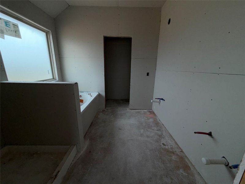 In-progress construction of a new home in Lariat, Liberty Hill, TX (Image 29).