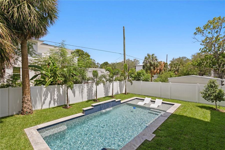 Exterior details and patio area of a home in , Tampa (Image 39). Exterior details and patio area of a home in , Tampa (Image 39).