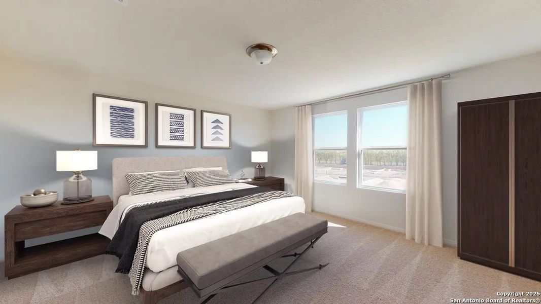 Furnished interior view inside a new home in Saddlebrook Ranch, Schertz (Image 7).