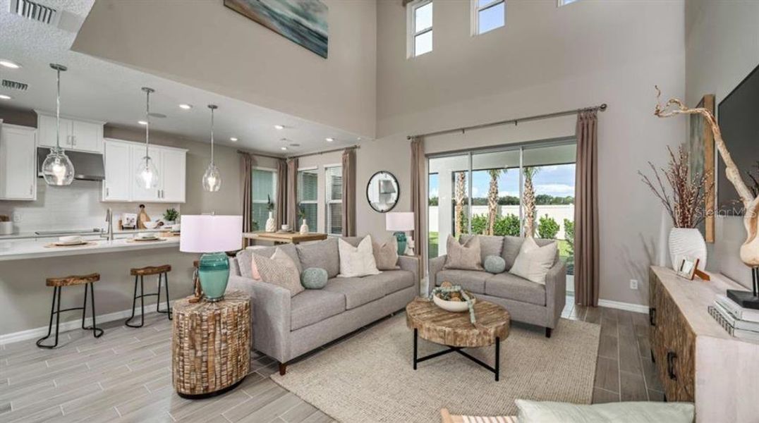 Furnished interior view inside a new home in Palms at Coasterra, Palmetto (Image 10).