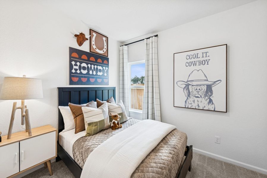 Bed 2. Sample image for illustration; upgrades, options, and colors may vary.