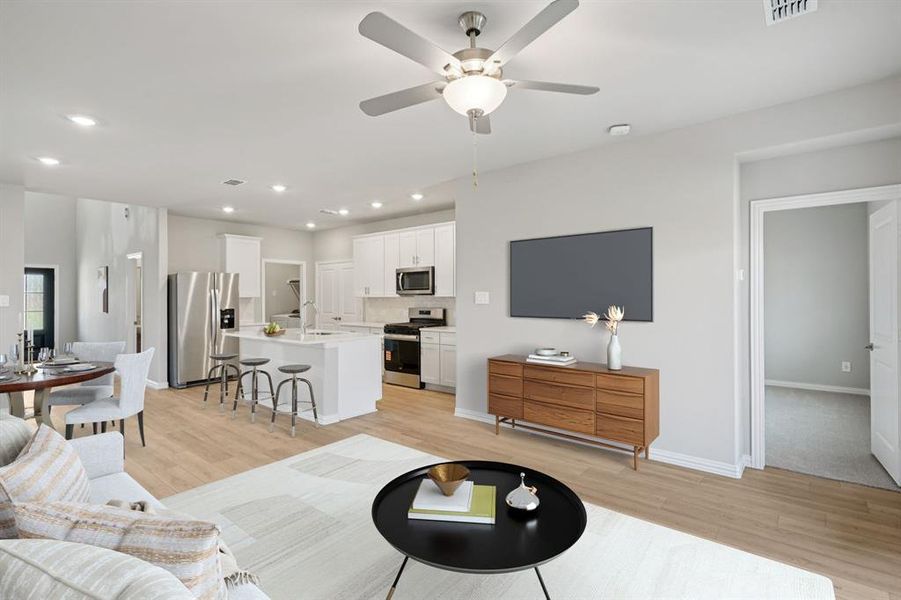 Photo is not of the actual home, but is an inspirational photo of builder’s model home and may depict options, furnishings, and/or decorator features that are not included.