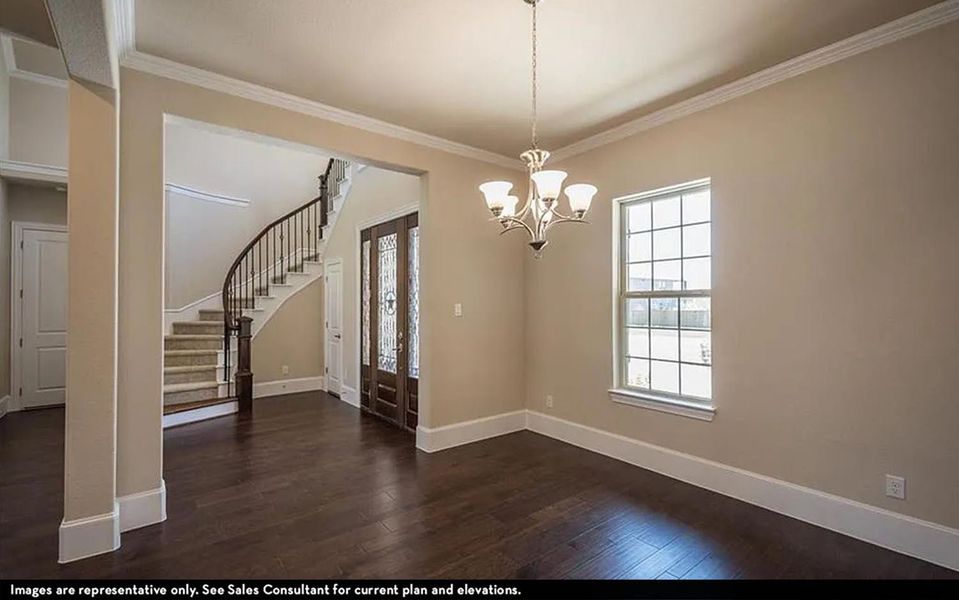 Representative unfurnished interior of a home built from the Cappiello by CastleRock Communities in Arcadia, Brentwood (Image 17).