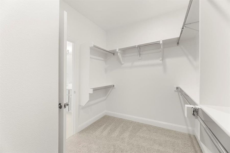 primary walk in closet