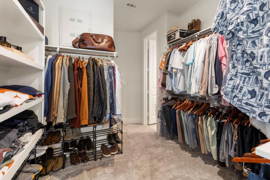 Not 1 but 2 huge walk in closets.