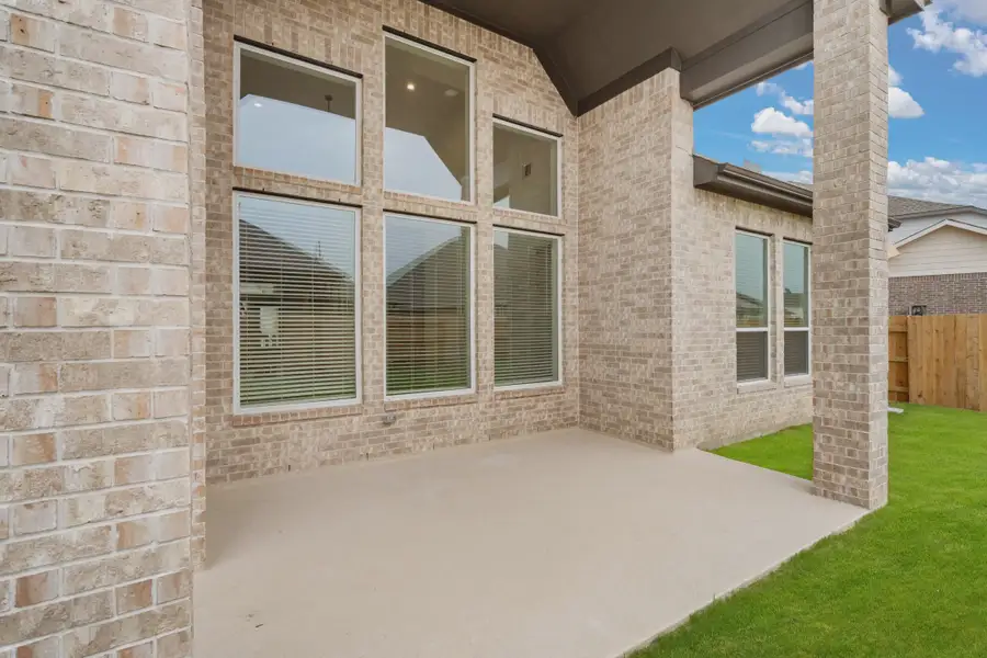 Representative exterior details of a home built from the Waterford by Chesmar Homes in Brookewater 60's, Rosenberg (Image 3).