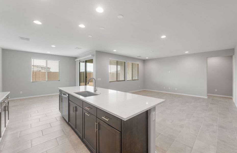 Furnished interior view inside a new home in El Rancho Santa Rosa, Maricopa (Image 12).