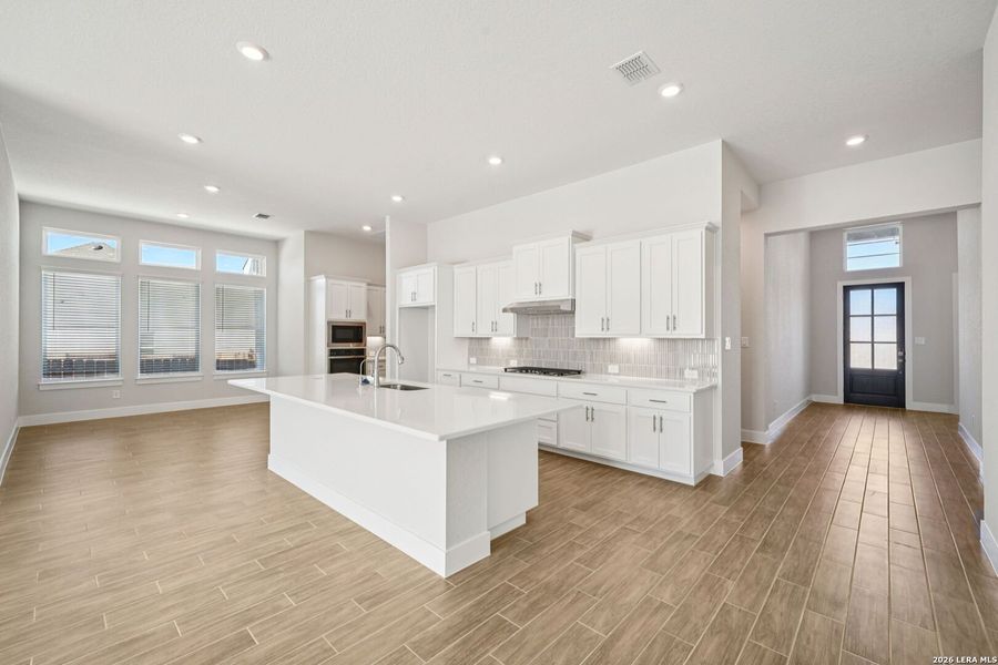 Furnished interior view inside a new home in Meyer Ranch, New Braunfels (Image 9).
