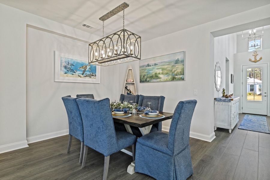 Furnished interior view inside a new home in , Hardeeville (Image 35).