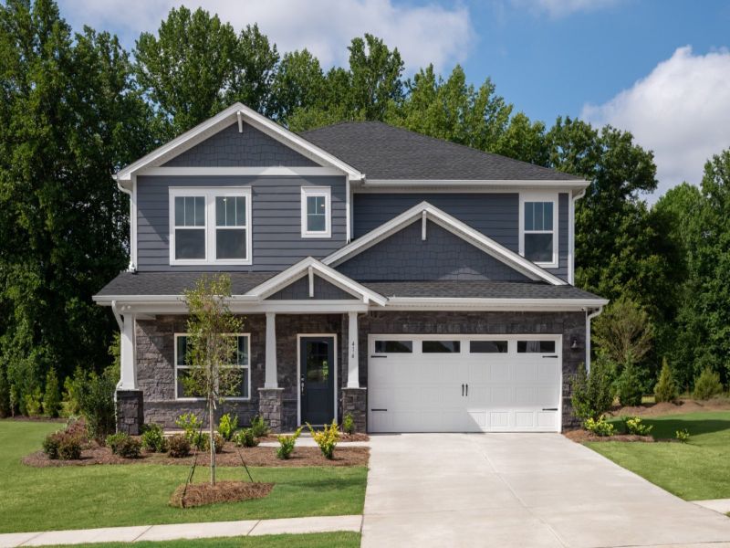 Welcome to the Sherwood floorplan at a Meritage Homes community in Charlotte, NC.