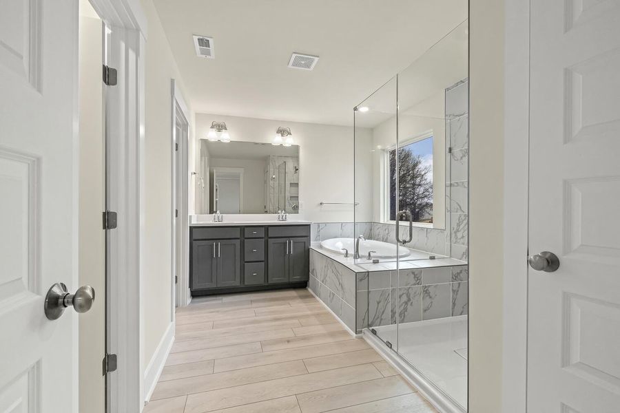 Furnished interior view inside a new home in Browning Mill, Wendell (Image 14).