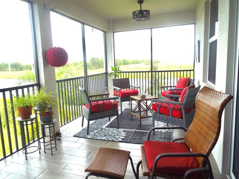 Furnished interior view inside a new home in , Ave Maria (Image 17).