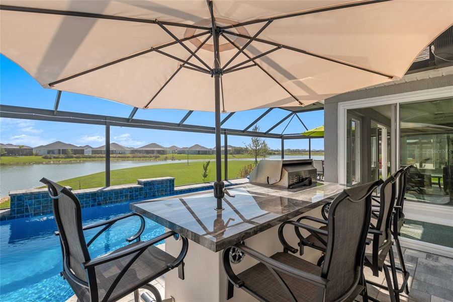 Exterior details and patio area of a home in , The Villages (Image 33).